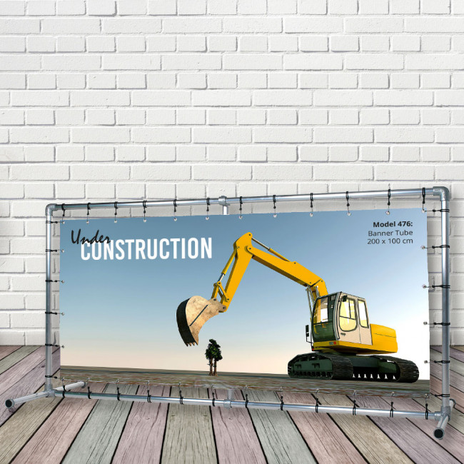 Freistehender Rahmen - für 200x100cm Banner