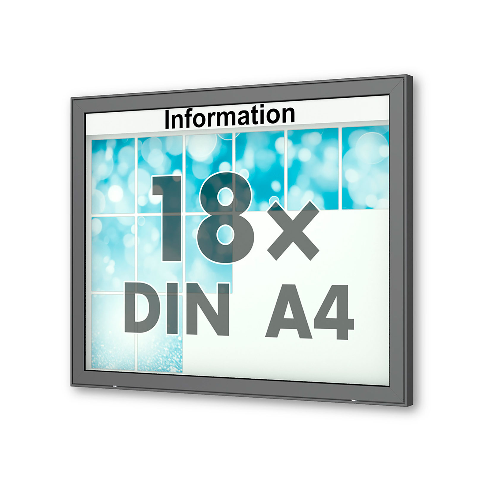 PLANUS 65 E Schaukasten - 18 x DIN A4