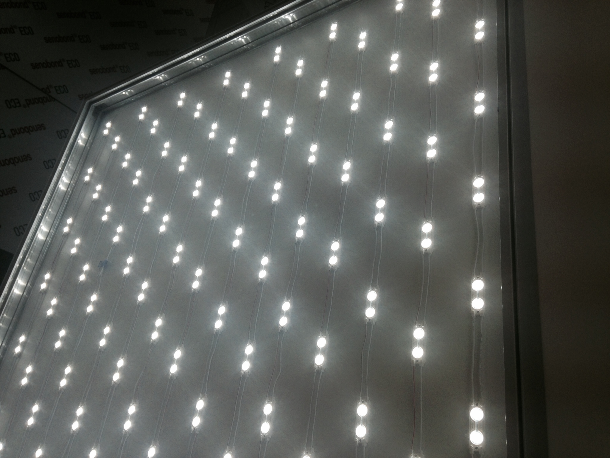 LED - Leuchtschild 1-seitig oval