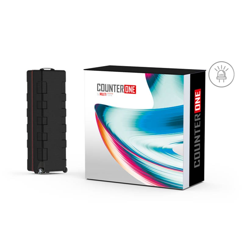 LedUp Counter ONE  - Gesamtsystem