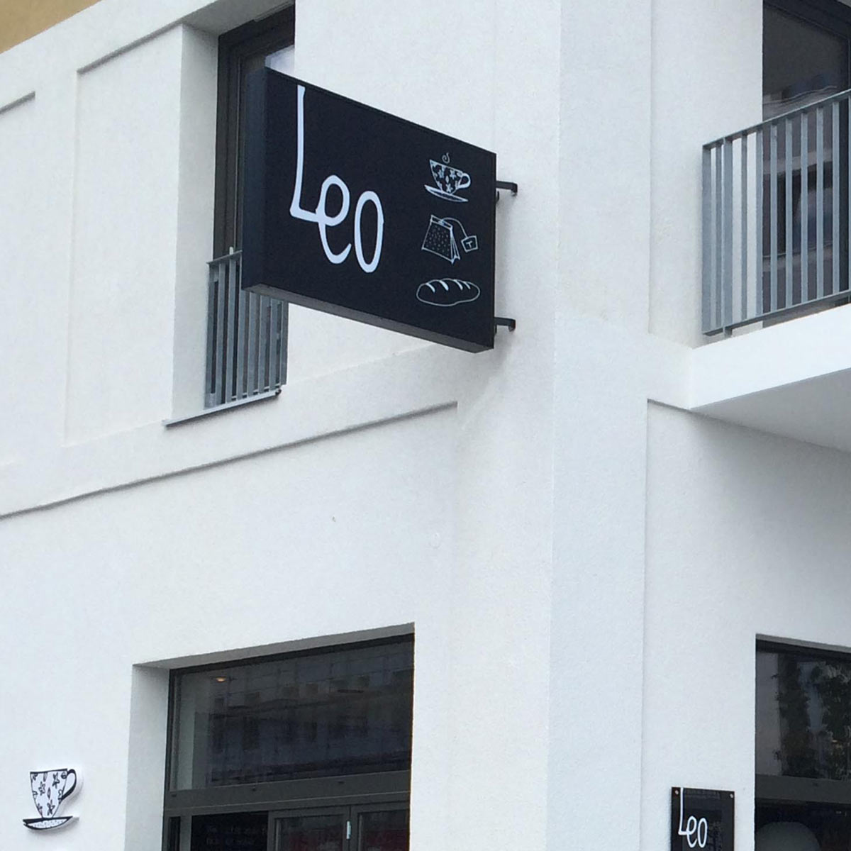 LED - Leuchtschild 2-seitig rechteckig