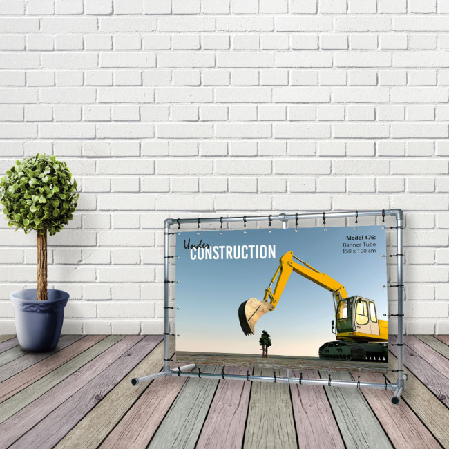 Freistehender Rahmen - für 150x100cm Banner
